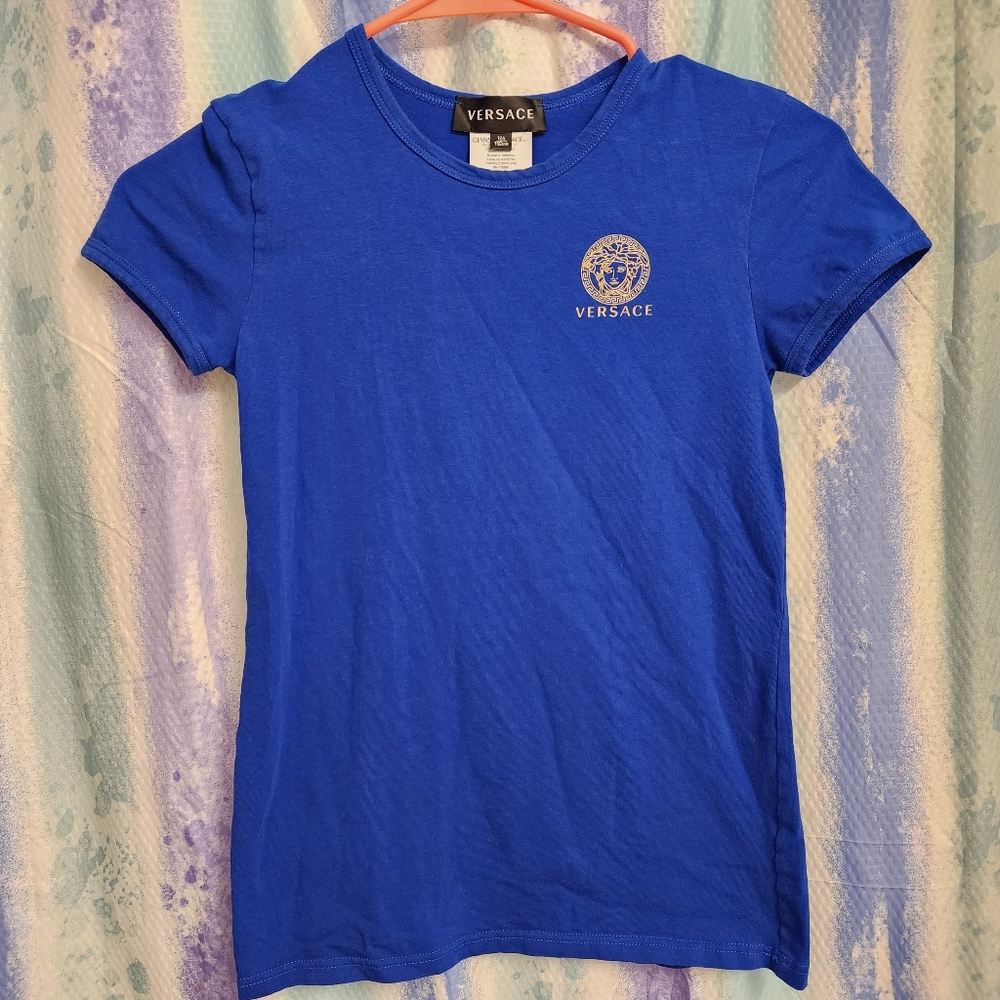 Versace Blue T-Shirt size 12A
